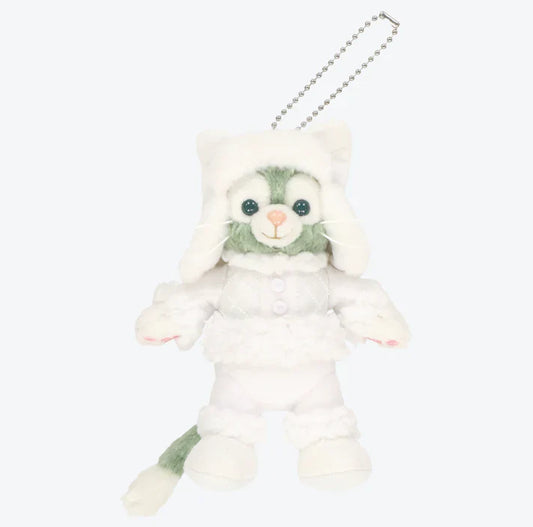 TDR Duffy & Friends "White Wintertime Wonders" Collection x Gelatoni Plush Keychain