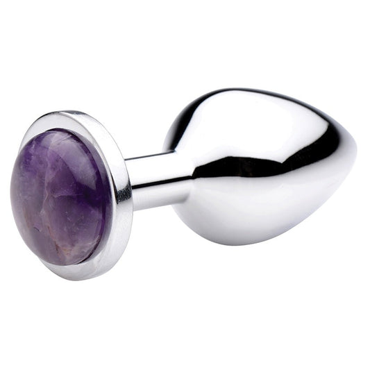Amethyst Crystal Plug (Round Base)