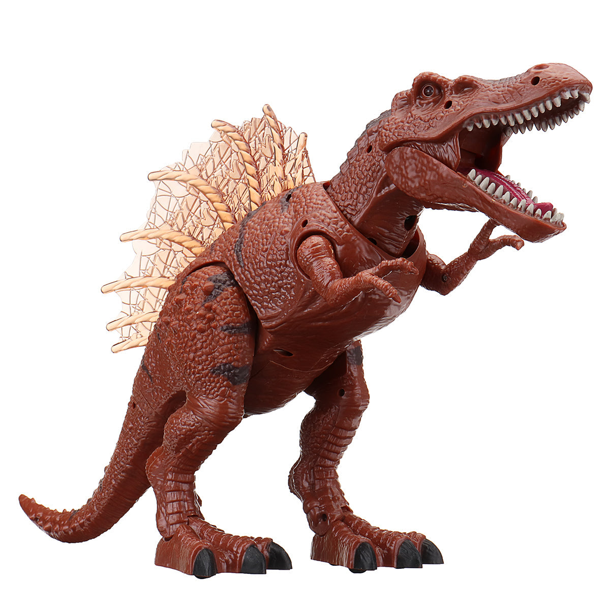 Walking Dinosaur Spinosaurus Light Up Kids Toys Figure Sounds Real Movement LED With Projection