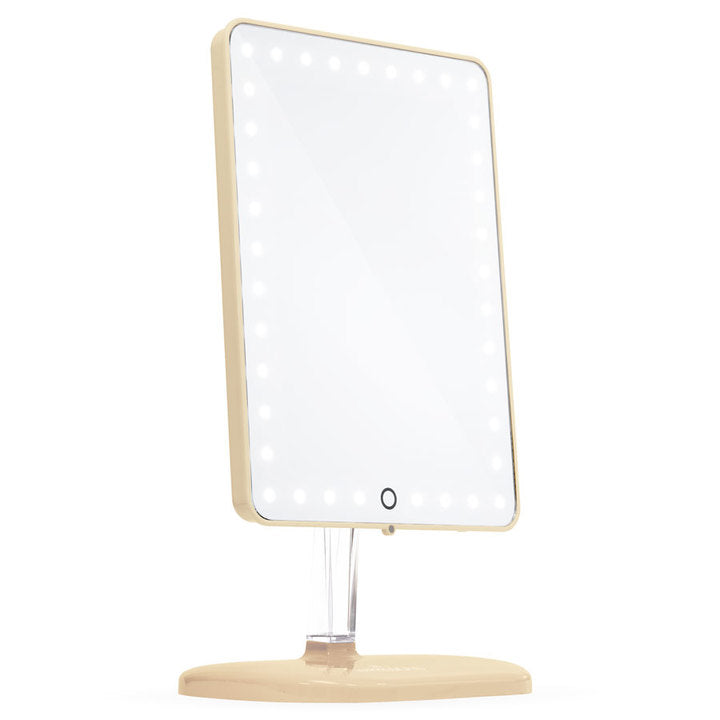 Touch Pro LED Makeup Mirror with Bluetooth Audio+Speakerphone & USB Charger