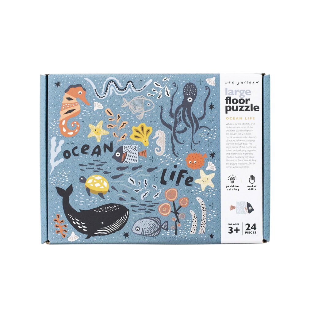 OCEAN LIFE FLOOR PUZZLE BY WEE GALLERY