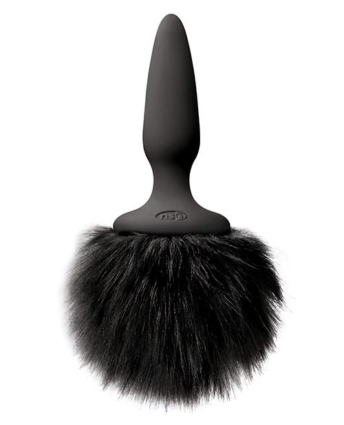 Mini Bunny Tails Anal Toys NS Novelties Black