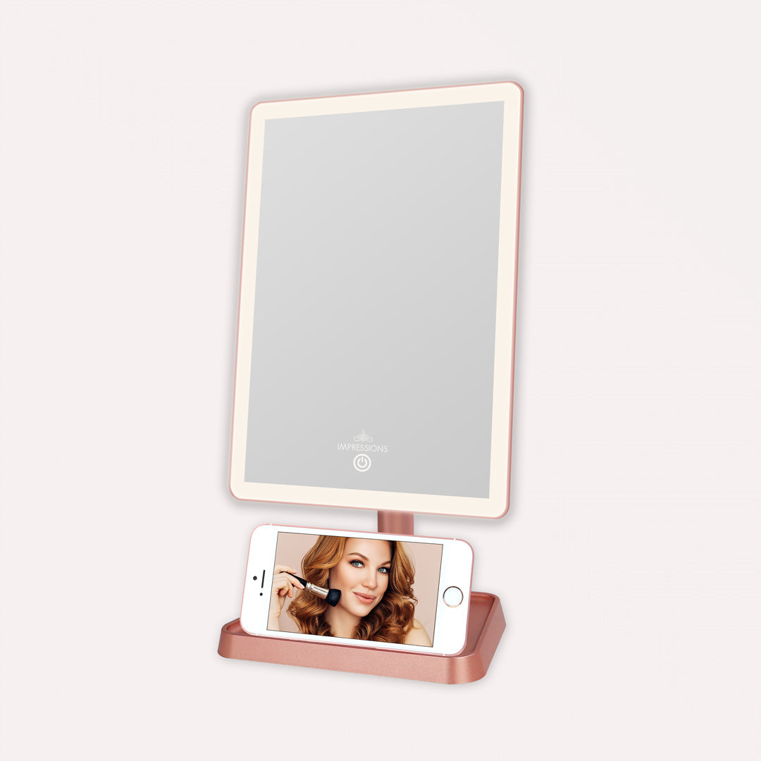 Charmed Tri-Tone LED Makeup Mirror