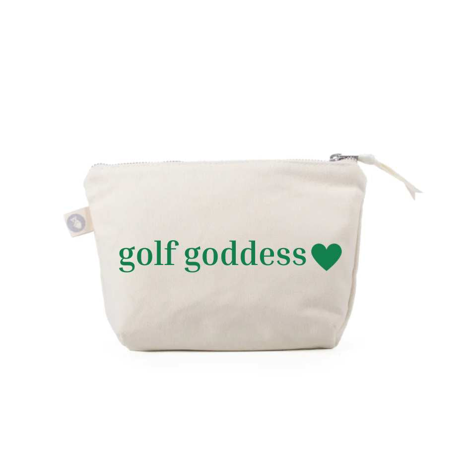 Golf Goddess Makeup Bag  Natural - NEW!