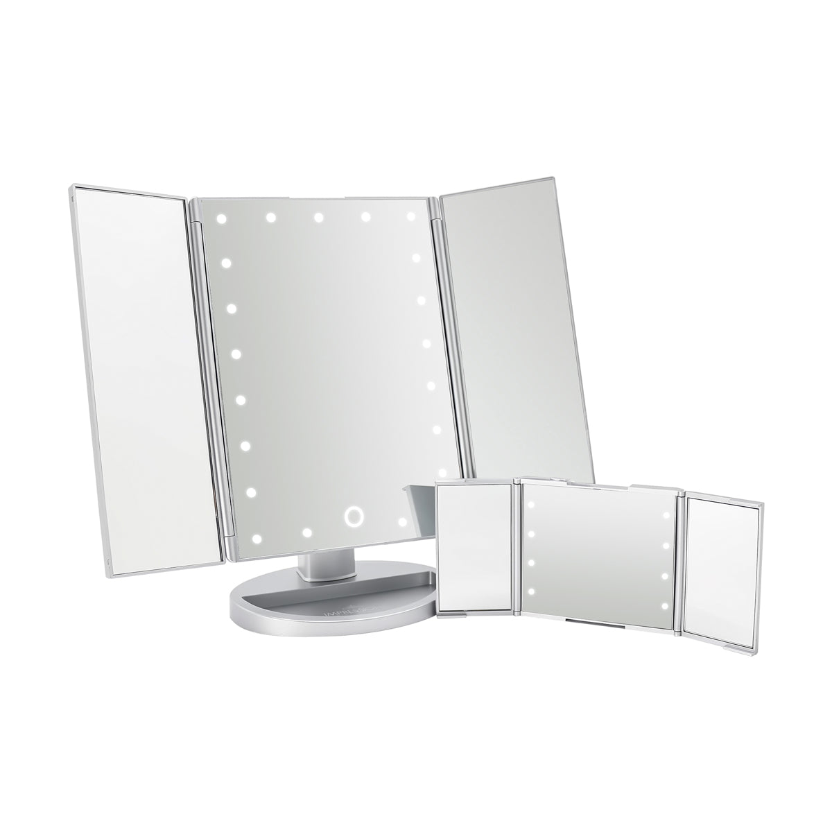 Touch & Go Trifold Makeup Mirror Bundle