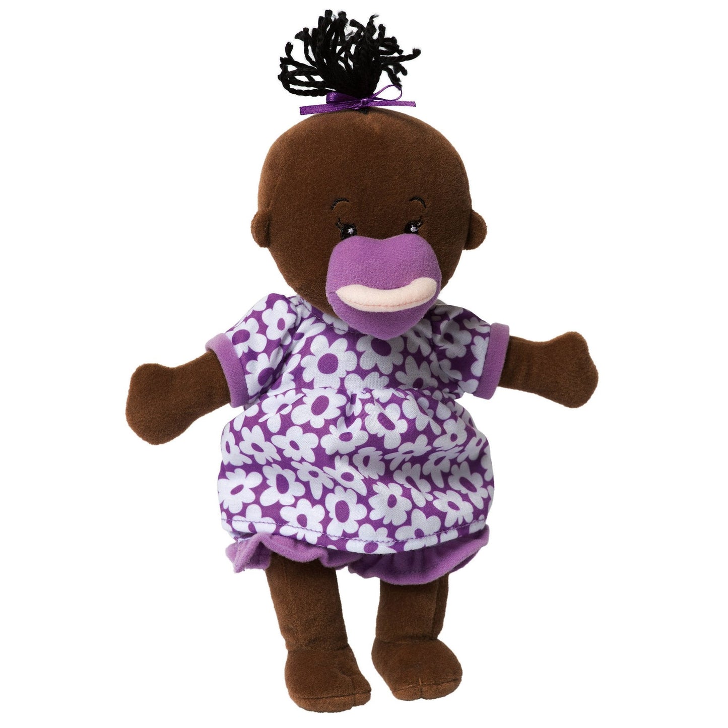 Wee Baby Stella Doll Brown, Soft Plush Baby Doll